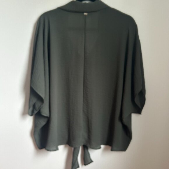 Women's Olive Green Blouse - Picture 2 of 2